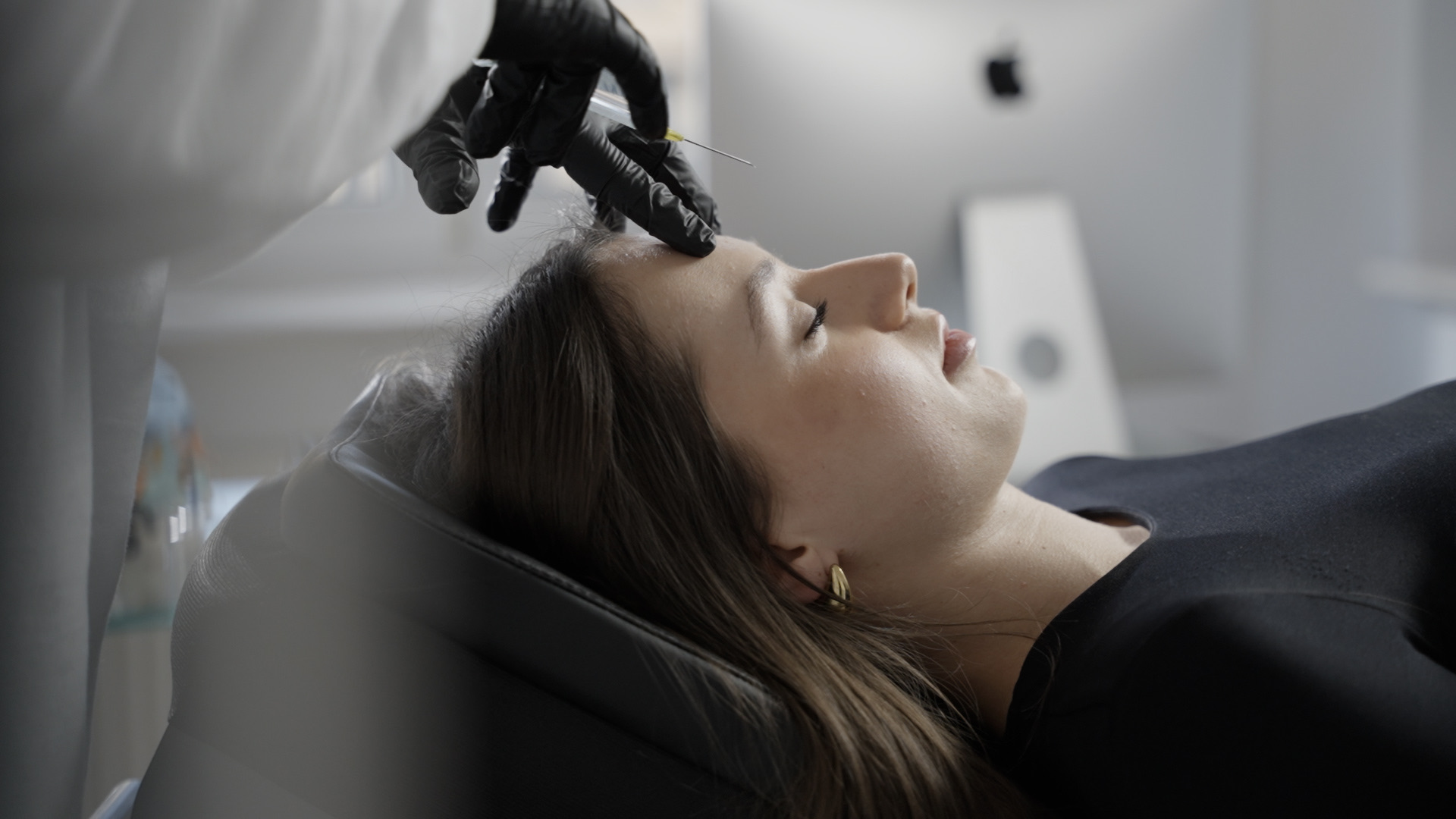 Behandlungssituation im Gesichtsbereich